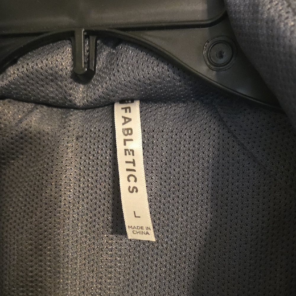 Fabletics Gray Mesh Jacket - Picture 2 of 4